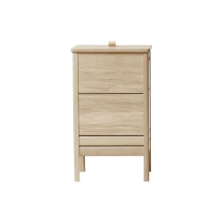 Form & Refine Badeværelsesudstyr<A Line Laundry Box, white oiled oak