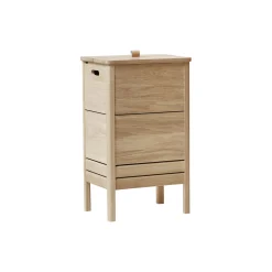 Form & Refine Badeværelsesudstyr<A Line Laundry Box, white oiled oak