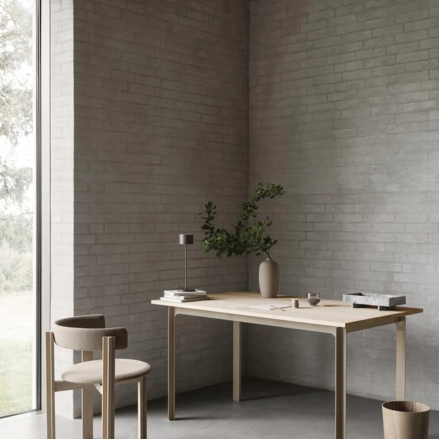 Blomus Skåle, Bakker & Fade<ABENTO Tray, sharkskin
