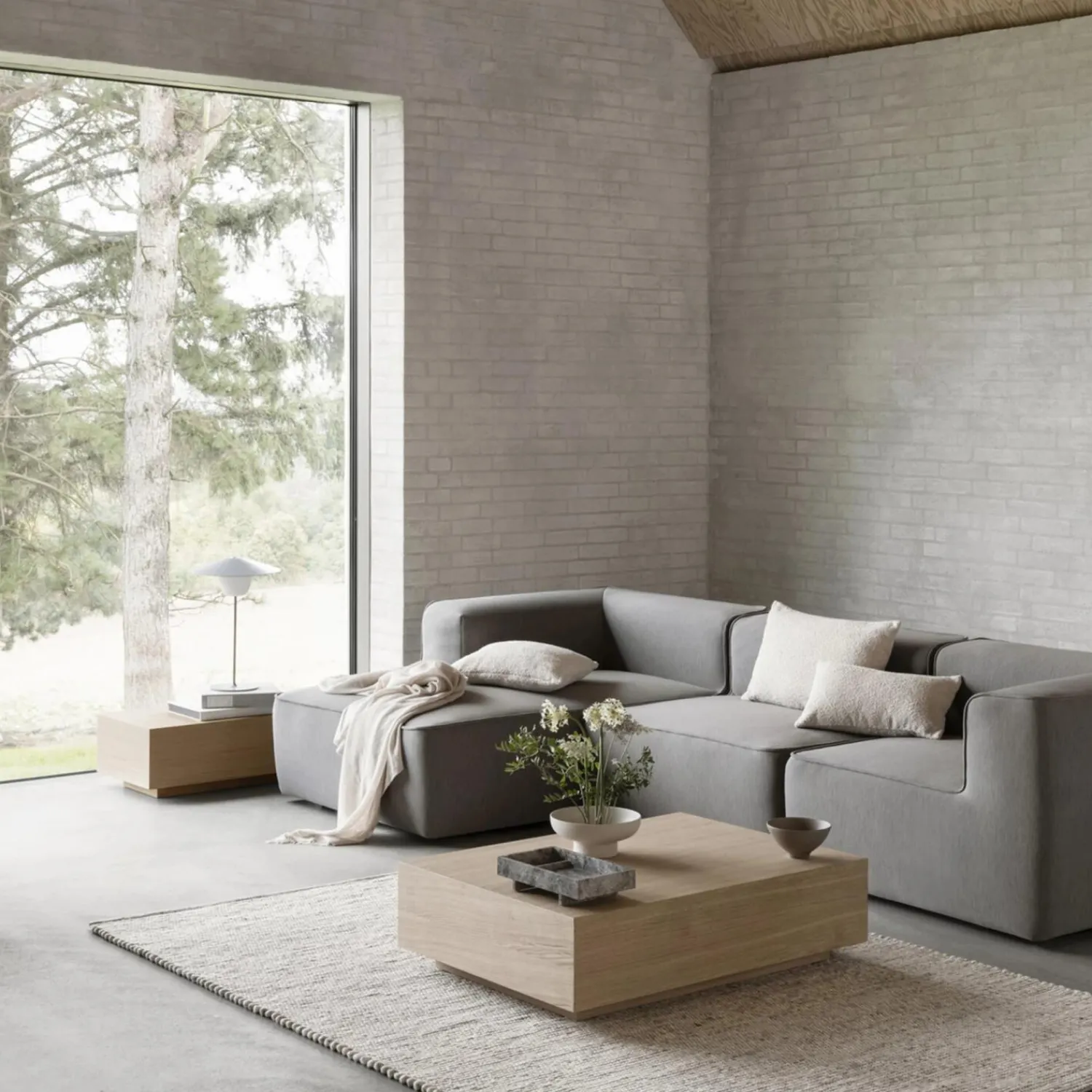 Blomus Skåle, Bakker & Fade<ABENTO Tray, sharkskin