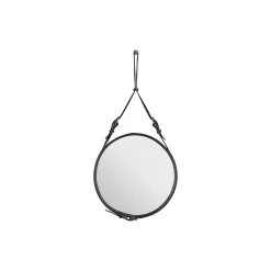Best GUBI Adnet Circular Wall Mirror, black