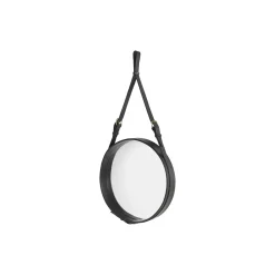 Best GUBI Adnet Circular Wall Mirror, black