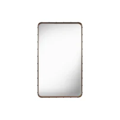 GUBI Adnet Rectangular Wall Mirror, tan