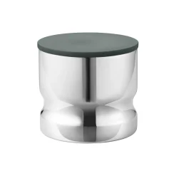 New Georg Jensen ALFREDO opbevaringsdåse mini 0,5 L, rustfrit stål/grøn rustfrit stål/grøn