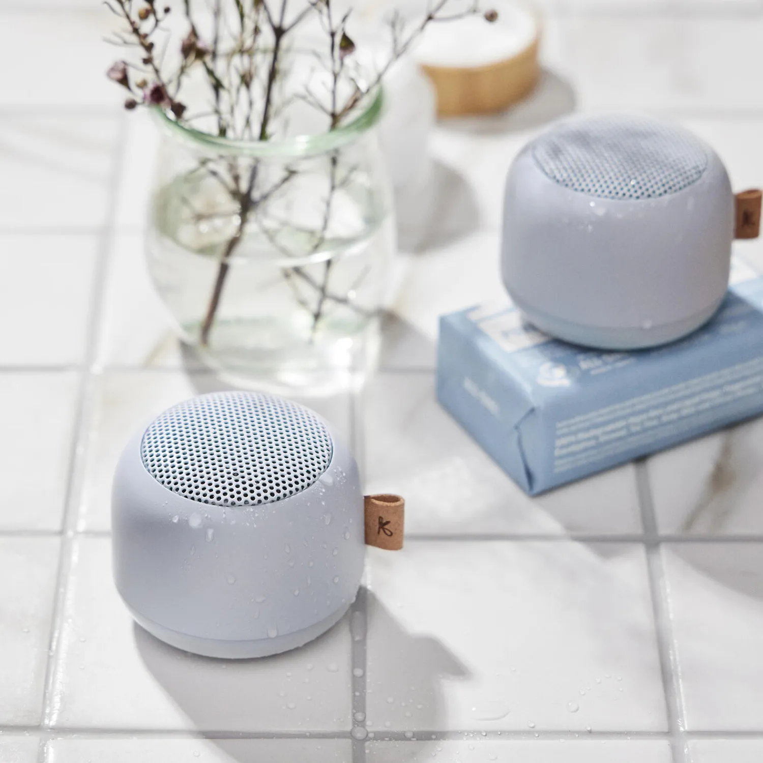 Clearance Kreafunk aLIGHT Bluetooth højtaler cloudy blue