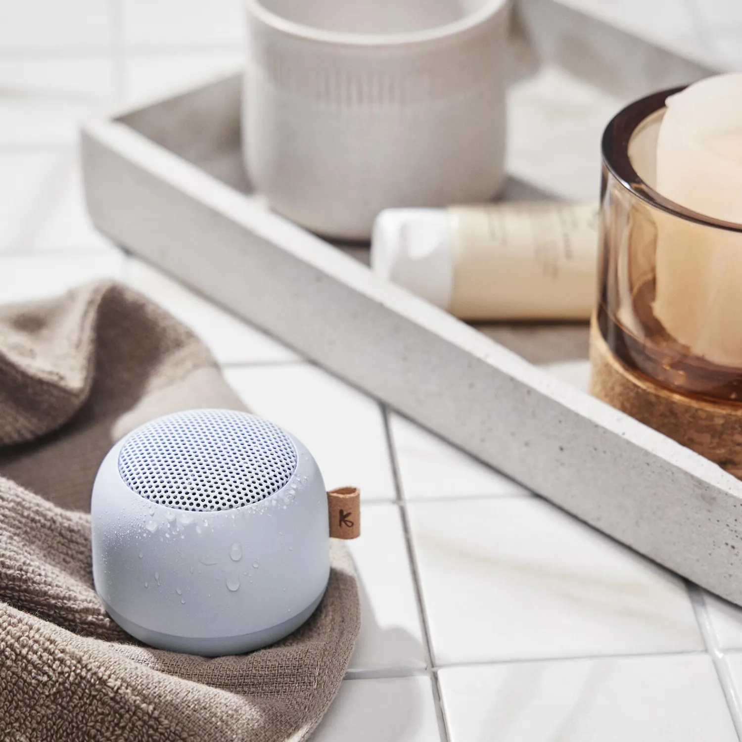 Clearance Kreafunk aLIGHT Bluetooth højtaler cloudy blue