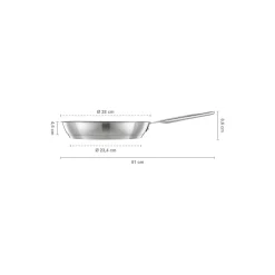 Fiskars Gryder & Pander<All Steel stegepande Ø 28 cm