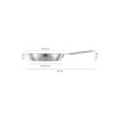 Fiskars Gryder & Pander<All Steel stegepande Ø 26 cm