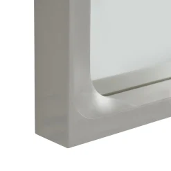 Outlet Muuto Arced Mirror, light grey