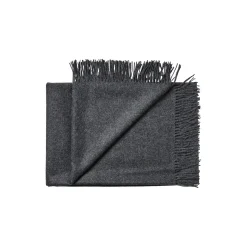 Best Silkeborg Uldspinderi Arequipa plaid, 00403 dark grey