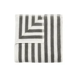 Clearance Blomus ARTO Badehåndklæde tykke striber, moonbeam/magnet