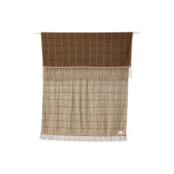 Discount Form & Refine Aymara Throw, new square brown