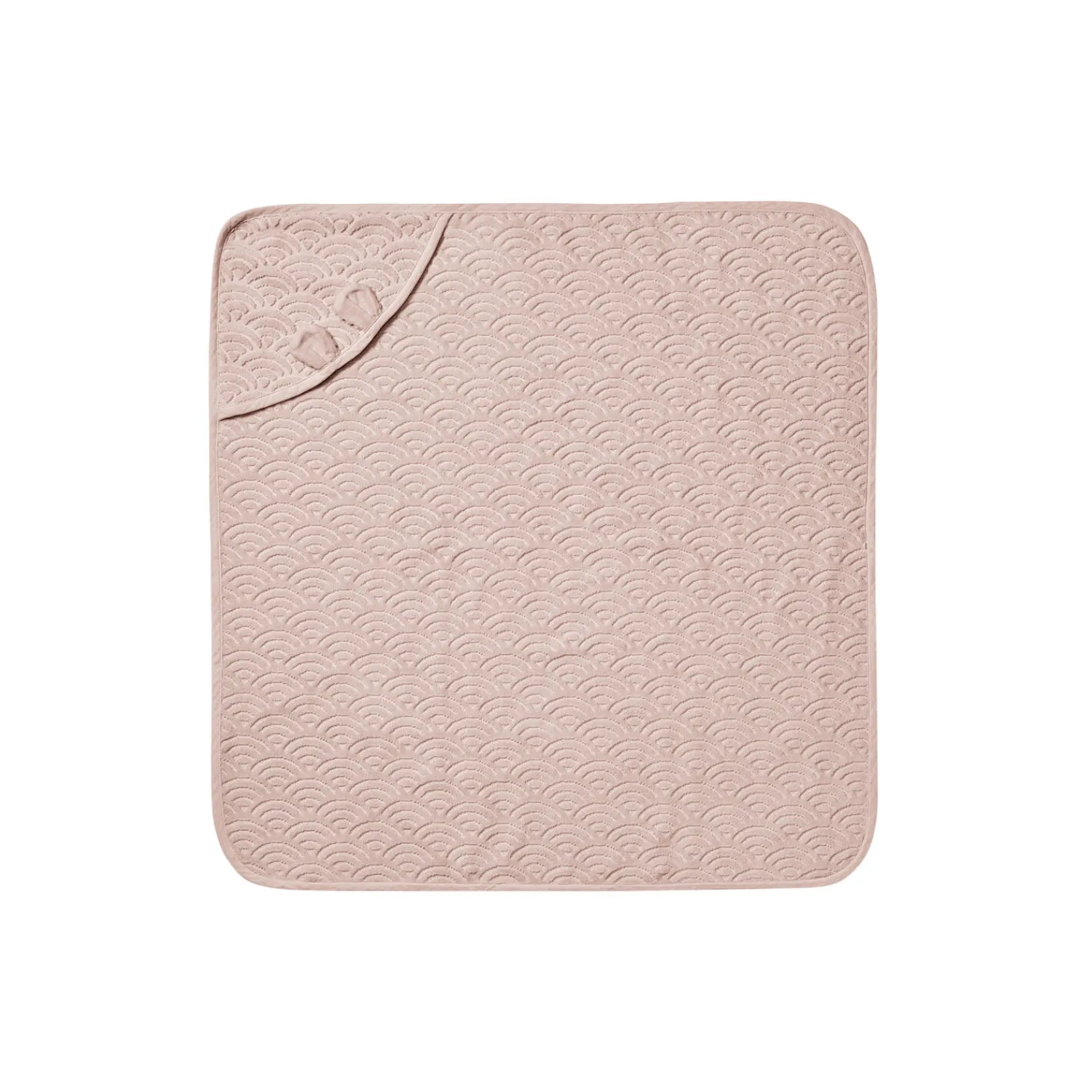 Cam Cam Copenhagen Badeudstyr|Håndklæder<Baby håndklæde med hætte og ører, dusty rose