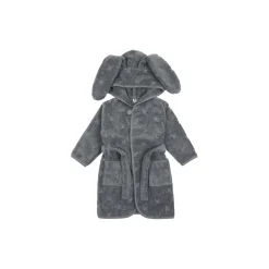 Clearance Müsli by Green Cotton Badekåbe med ører, stormy blue