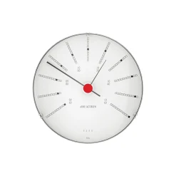 Arne Jacobsen Clocks Ure<Bankers vægbarometer