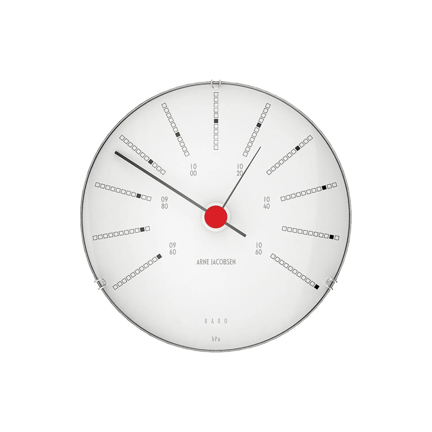 Arne Jacobsen Clocks Ure<Bankers vægbarometer