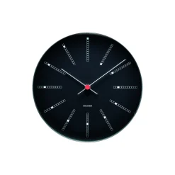 Sale Arne Jacobsen Clocks Bankers vægur, sort