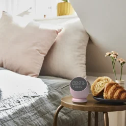 Kreafunk Ure<Bell Alarm Clock med højtaler dusty rose