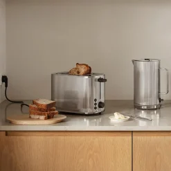 Best Georg Jensen BERNADOTTE Elkedel, stål råstfri stål