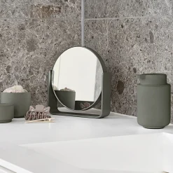 Best Zone Denmark Bordspejl med 5 x forstørrelse, olive green