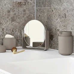 New Zone Denmark Bordspejl med 5 x forstørrelse, taupe