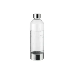 Outlet Stelton Brus flaske til kulsyremaskine, clear/steel clear/steel, clear/steel, clear/steel