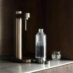 Outlet Stelton Brus flaske til kulsyremaskine, clear/steel clear/steel, clear/steel, clear/steel
