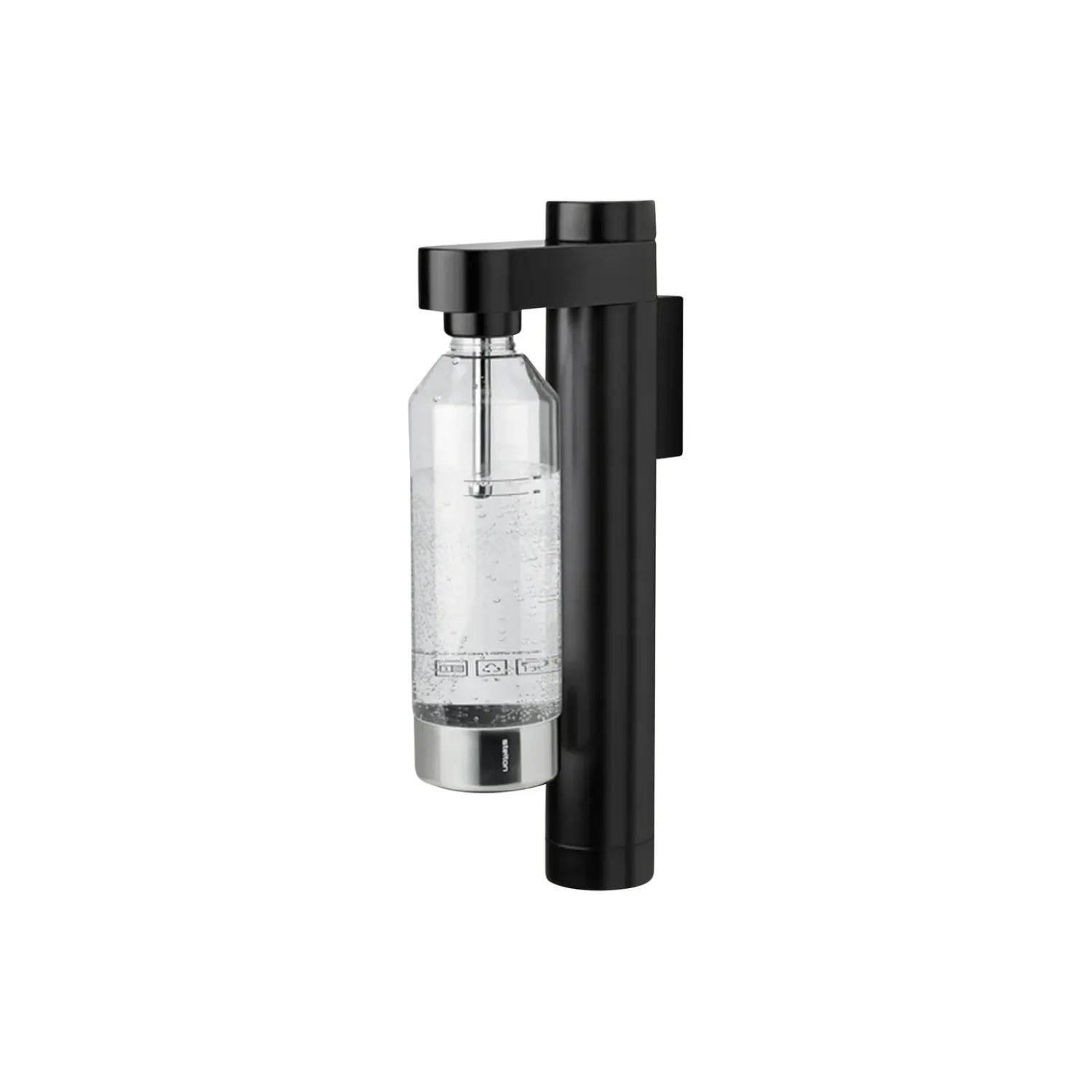 Stelton Køkkenmaskiner<Brus kulsyremaskine væghængt, black