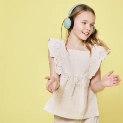 Outlet Kreafunk Buzz Safe Audio ANC høretelefoner, dusty green