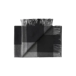 Hot Silkeborg Uldspinderi Caracas plaid, 00500 black