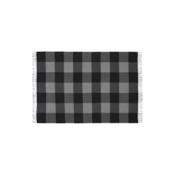 Hot Silkeborg Uldspinderi Caracas plaid, 00500 black
