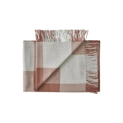Clearance Silkeborg Uldspinderi Caracas plaid, 03109 rosewood