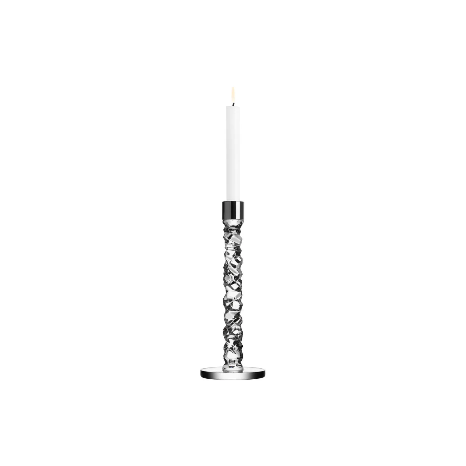 Discount Orrefors Carat lysestage steel