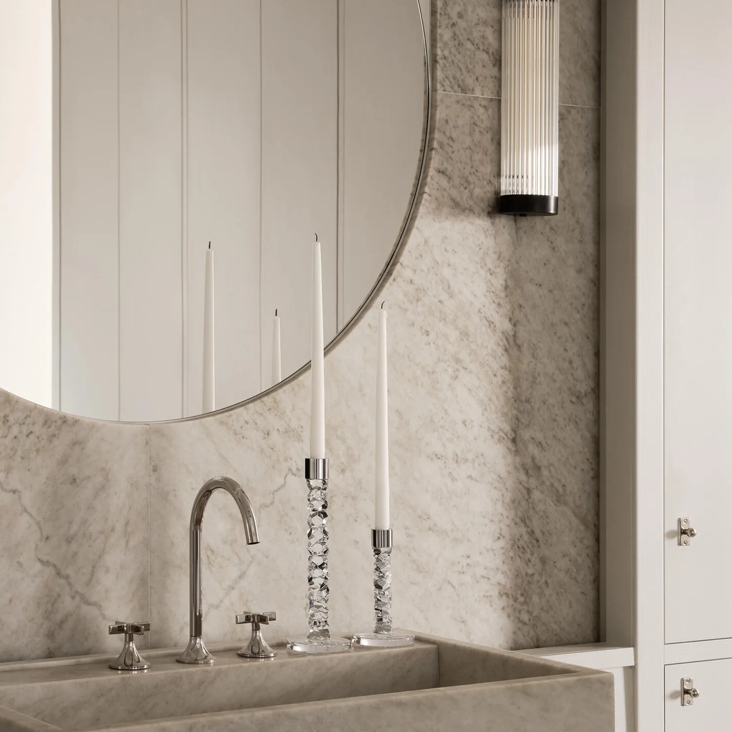 Discount Orrefors Carat lysestage steel