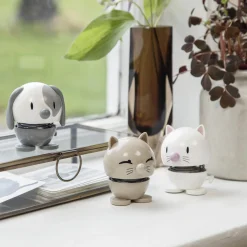 Hoptimist Figurer & Glaskunst<Cat, white