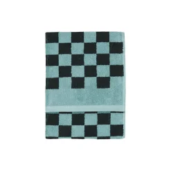 Sale Marc O'Polo Checker håndklæde, aquamarine