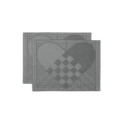 Georg Jensen Damask Bordtekstiler<CHRISTMAS RUSTIC dækkeserviet, winter grey