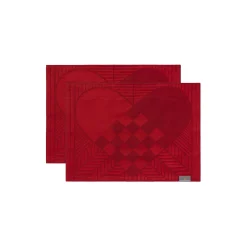 Sale Georg Jensen Damask CHRISTMAS RUSTIC dækkeserviet, deep red