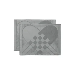 New Georg Jensen Damask CHRISTMAS RUSTIC dækkeserviet, light grey