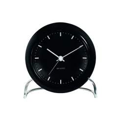 Arne Jacobsen Clocks Ure<City Hall bordur sort