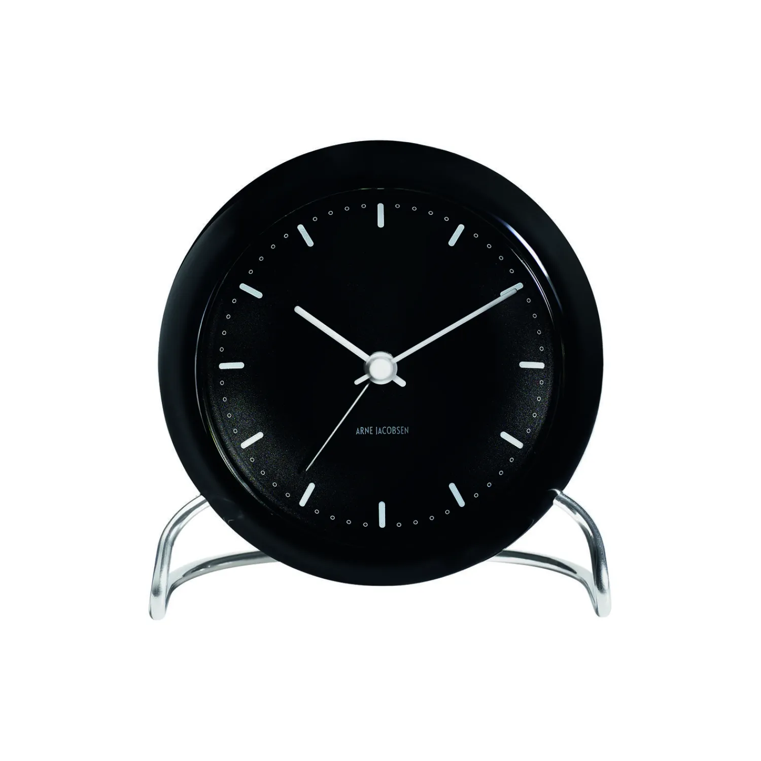 Arne Jacobsen Clocks Ure<City Hall bordur sort