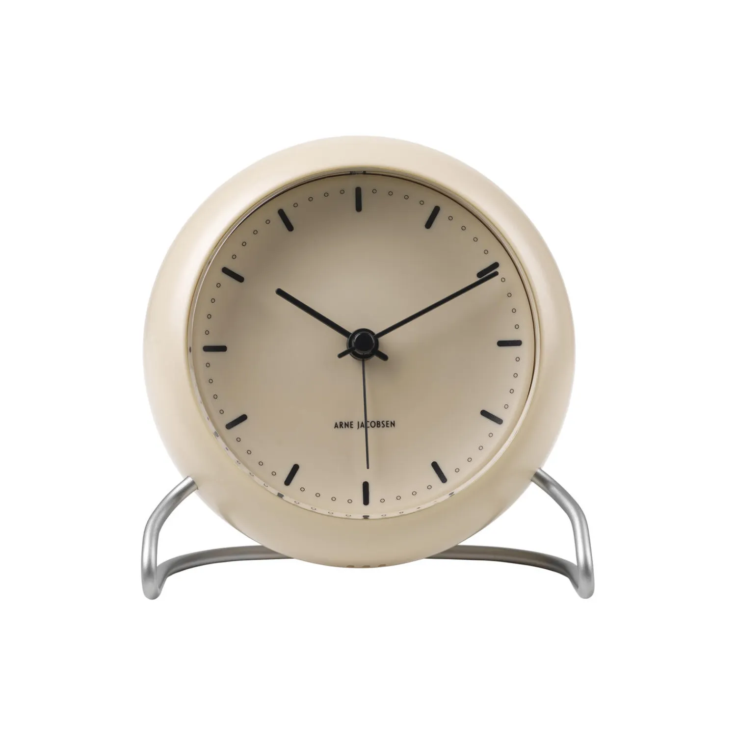 Arne Jacobsen Clocks Ure<City Hall bordur, sandy beige