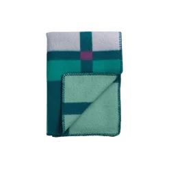 Best Røros Tweed CITY Throw, aqua