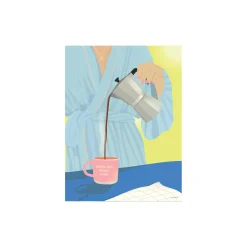 ViSSEVASSE Plakater & Rammer<COFFEE FIRST, PEOPLE LATER plakat