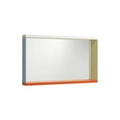 Vitra Vægspejle<Colour Frame Mirror Medium, blue/orange