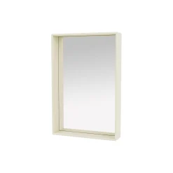 Clearance Montana Furniture Colour Frame Mirror SHELFIE (SPB1208K), 150 vanilla