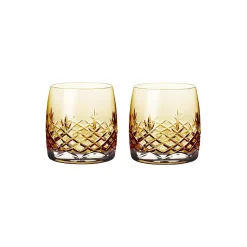 Frederik Bagger Glas<Crispy Aqua 2 stk. citrine