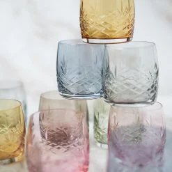 Frederik Bagger Glas<Crispy Aqua 2 stk. dark