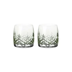 Frederik Bagger Glas<Crispy Aqua 2 stk. emerald