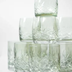 Frederik Bagger Glas<Crispy Aqua 2 stk. emerald